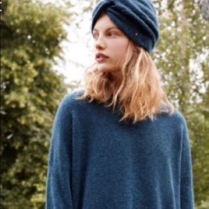 Cuyana Wool Yak Turban in Black